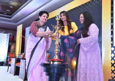 Hope Institute function featuring actress Shilpa Sethi, celebrating success and student achievements.