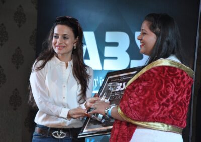 Hope Institute function featuring actress Ameesha Patel, celebrating student achievements and success.
